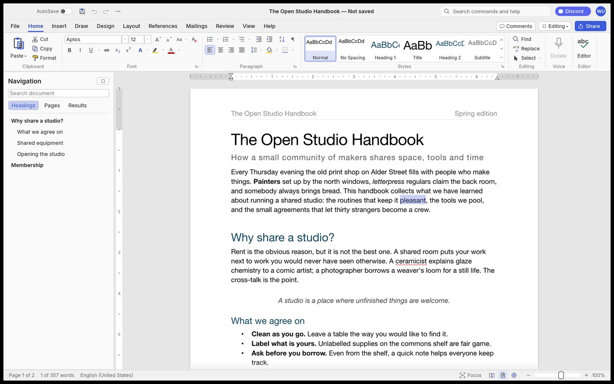 Rust 版开源 Office 三件套：WordCraft、GridCraft、DeckCraft 能替代 Word、Excel 和 PowerPoint 吗